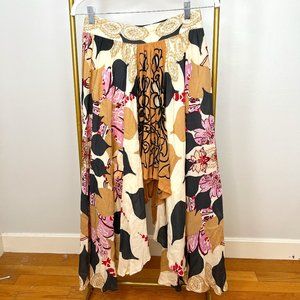 NWT High-low soft and flowy floral handkerchief skirt.